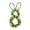 F, variant on LSLJS Easter Bunny Wreath for Front Door, Easter Decorations 12.6" Rabbit Shape Rattan Garland with LED Lights and Flowers Artificial Floral Bunny Welcome Sign Easter Hanging Ornaments Spring Decor