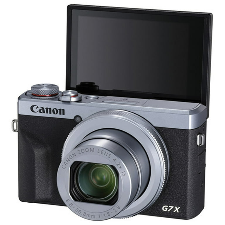 Canon PowerShot G7 X Mark III Digital Camera (Silver) with 4.2x