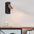 thumbnail image 5 of Bedside Reading Wall Lamp Fixture Mounted LED Adjustable Rotatable Wall Sconce , Blk, 5 of 8