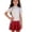 Red, variant on Girls One Piece Swimsuits New Swimsuit with Boyshorts Anti Exposure Swim Dress for Girls Casual Lightweight Comfortable Size 6-7Y
