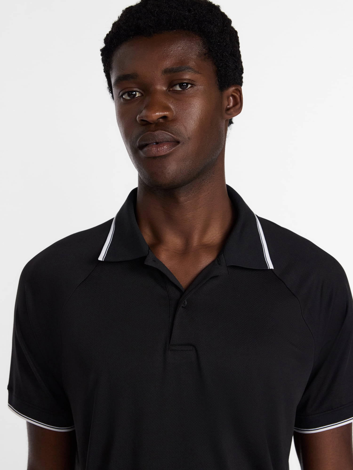 Athletic Works Men's and Big Men's Modern Tennis Polo Shirt, Sizes XS-3XL