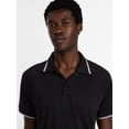 thumbnail image 4 of Athletic Works Men's and Big Men's Modern Tennis Polo Shirt, Sizes XS-3XL, 4 of 5