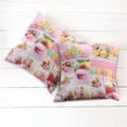 thumbnail image 6 of Ambesonne Colorful Throw Pillow Cover 2 Pack, Macaroons Napkins Dots, 18", Multicolor, 6 of 7