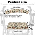 thumbnail image 6 of HELLHERO Butterflies Walker Seat Cover for Elder Stain Proof Rollator Walker Seat Back Cover and Elderly Adults Non-Slip Cover Walker Protection, 6 of 7