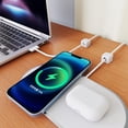 thumbnail image 2 of Cord Organizer Holder, 8 Pack Magnetic Desk Cable Clips Management, Hide Phone Charging Cable Keeper, Strong Adhesive Wire Charger Holder for Nightstand, Kitchen Appliances, Office Supplies, 2 of 14