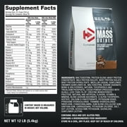 Dymatize Super Mass Gainer, High Protein & Carb Blend, Rich Chocolate, 52g Protein/Serving, 12 Lb