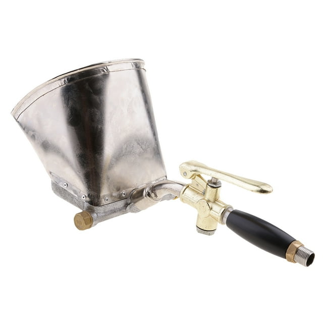 Pulverizador de mortero de cemento Tolva de estuco Pistola pulverizadora de revestimientos de techo de 4 chorros 28 cm Zulema Pulverizador de mortero de cemento