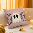 thumbnail image 5 of Halloween Ghost Pillow Cover,Ghost Halloween Lumbar Pillow Covers Decorations ,Outdoor Halloween Pillows Decorative for Halloween Home Decor for Sofa ,Holiday Farmhouse Throw Pillows Pillowcase, 5 of 6