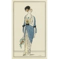 thumbnail image 3 of Francisco Javier Gosé 16x24 Black Modern Framed Museum Art Print Titled - Evening Coat in Blue Satin (1912), 3 of 5