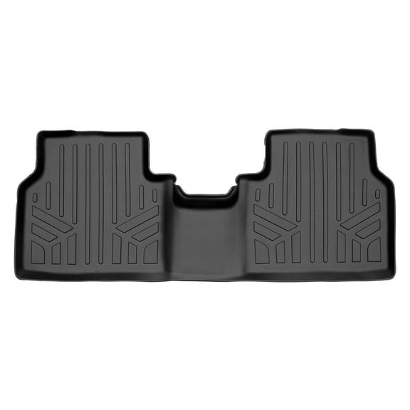 SMARTLINER Custom Fit All Weather 2nd Row Black Floor Mat Liners Compatible With 2021-2025 Volkswagen ID.4