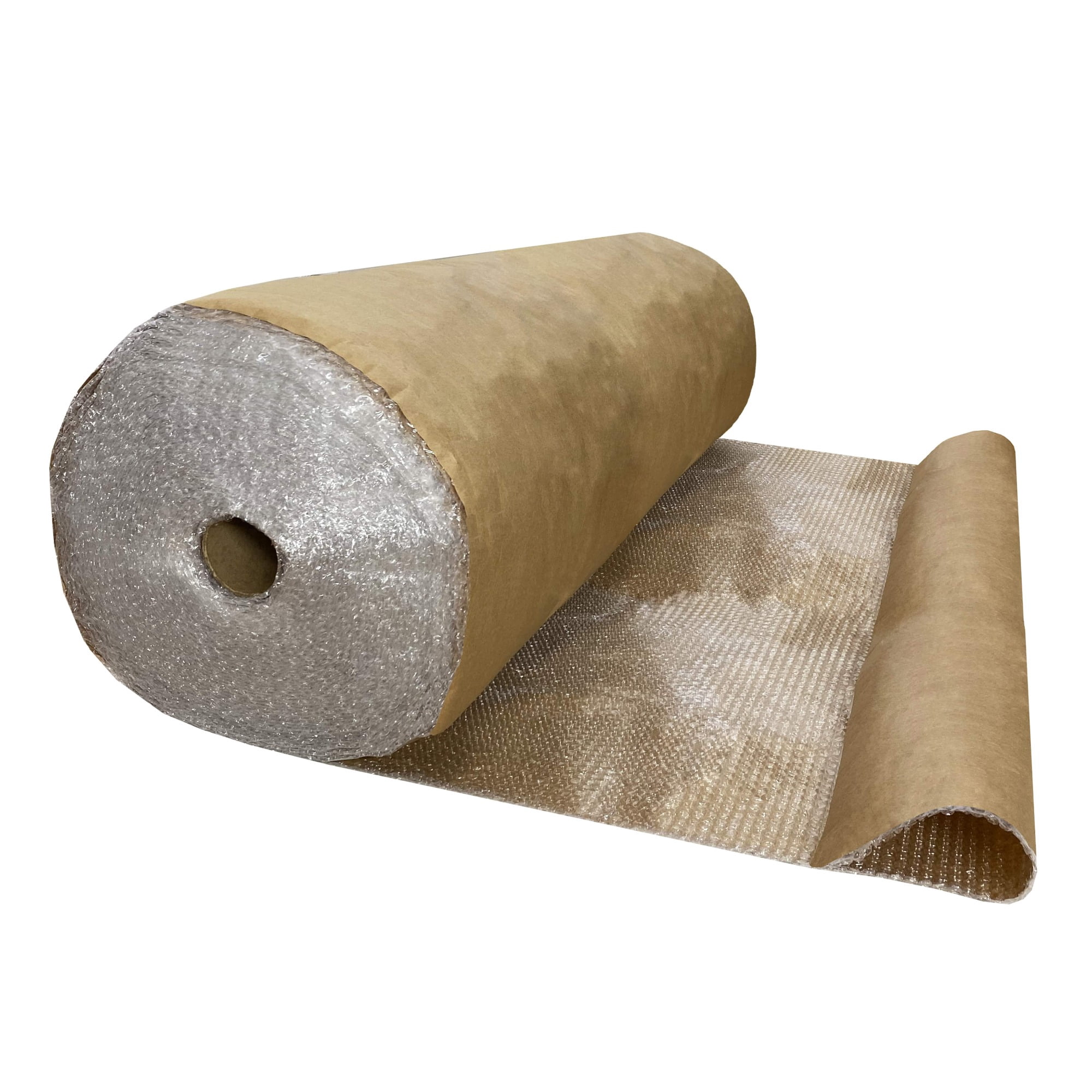 StarBoxes Kraft Backed Bubble Cushioning Wrap 48" x 125-Feet long Roll