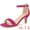Hot Pink, variant on Unique Bargains Women's Kitten Heel Open Toe Ankle Strap High Heels Sandals