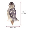 thumbnail image 2 of Ramiter Light-Up Penguin Christmas Decoration Penguin Holiday Ornament, 2 of 5