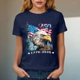 thumbnail image 5 of felwors 250 Anniversary USA Shirt for Women 250 Years American Flag Statue of Liberty 250th Anniversary USA Tshirts Patriotic T Shirt (Navy, XL), 5 of 8