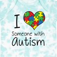 thumbnail image 4 of Inktastic I Heart Someone with Autism Boys or Girls Baby Bodysuit, 4 of 5