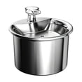 thumbnail image 1 of EGNMCR USB Stainless Steel Pet Water Dispenser Automatic Circulation Filter Pet Water Dispenser Intelligent Pet Water Feeder Flowing Water Suitable For Cats To Drink Stainless Steel Water Dispenser, 1 of 5