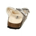 thumbnail image 3 of Birkenstock Women's Arizona Shearling Sandals, Stone Coin/Natural, Grey, 10 Narrow US, 3 of 4