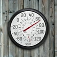 thumbnail image 2 of Taylor 13.25-inch Black and White Thermometer and Hygrometer, 2 of 5