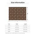 thumbnail image 3 of KLL Turkey Sunflower Harvest Print Fleece Throw Blanket, Horizontal Fleece Bedding Cute Soft Blankets Comfy Fleece Flannel Plush Home Decor for Couch & Bed -40"x30", 3 of 9