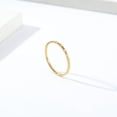 thumbnail image 3 of PAMTIER Men's Stainless Steel Thin 1.2mm Classic Simple Domed Rhombus Multi Faceted Stackable Pinky Ring Eternity Promise Wedding Band Gold Size 10, 3 of 5