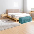 thumbnail image 4 of Sunloudy Bench Cover, Soft Elastic Bubble Plaid Dining Bench Seat Cover Reusable Bench Cushion Cover Home Decor, 4 of 8