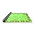 thumbnail image 2 of Ahgly Company Indoor Rectangle Abstract Green Modern Area Rugs, 5' x 7', 2 of 4