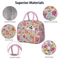 thumbnail image 4 of Obrewu Pioneer Flower Lunch Bag for Adult, Insulated, Leakproof, Oxford Cloth, 4 of 7