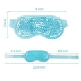 thumbnail image 3 of Gel Rafraîchissant Masque pour les Yeux, 2 PCS Réutilisables Gel Coussin de Perles pour les Yeux & Compresse Fraîche pour les Yeux Gonflés & Yeux Secs, Pack de Gel de Masque de Glace pour les Yeux Froids avec Support Moelleux pour la Migraine & Soulagement du Stress, 3 of 7