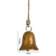 thumbnail image 3 of Xihbxyly Cencerro Vintage, Estilo Rústico Shabby, Campanas Colgantes de Hierro, Campanas Decorativas de Pared de Metal, Decoración Festiva para El Hogar, Ambiente Navideño, Puerta, Chimenea, Juego de, 3 of 7