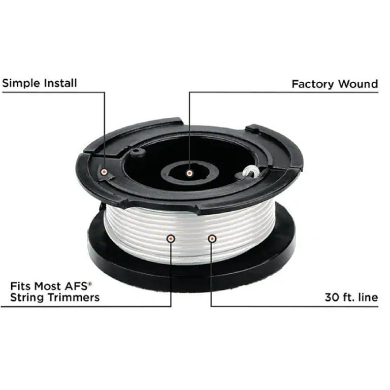 Refill your own Black & Decker AFS String Trimmer Spool and save