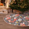 thumbnail image 5 of Fotbe Foxes Pattern Christmas Tree Skirt, Tree Skirts Plush Christmas Decorations, Christmas Tree Skirts Xmas Decorations Holiday Party Decor-48", 5 of 6
