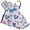 American Flag Heart, variant on Rose on Stems 5 Pcs Kitchen Set Heat Resistant Oven Mitts and Non-Slip Pot Holders with Adjustable Cooking Apron