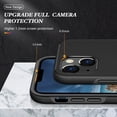 thumbnail image 2 of AIOVETEAB for iPhone 14 Case & iPhone 13 Case,Silky Soft Touch Heavy Duty Protective Cover with Ring Holder Kickstand Magnetic Phone Case,Black, 2 of 7