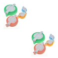 thumbnail image 2 of Maoww 4x Versatile Knitting Tool Effortlessly Pompoms Of Any Size Pompom Maker Tools Knit Pompom Maker color random 2Set, 2 of 6