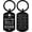 Black, variant on 2026 Graduation Gifts for Women Men Him Her - The Adventure Begins Class of 2026 Graduate Keychain for Boys Girls