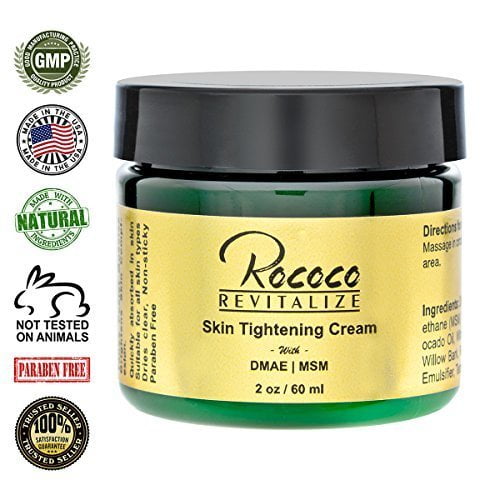 Skin Tightening Firming DMAE and MSM Cream for Face Neck and Hands