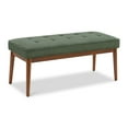 thumbnail image 3 of Better Homes & Gardens Colton 44" Upholstered Accent Bench, Olive, 3 of 11