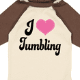 thumbnail image 4 of Inktastic I Love Tumbling Girls Long Sleeve Baby Bodysuit, 4 of 5