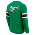 thumbnail image 3 of Men's Darius Rucker Collection by Fanatics Kelly Green Philadelphia Eagles Waffle-Knit Raglan Long Sleeve Henley T-Shirt, 3 of 6