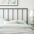 thumbnail image 7 of Headboard, Twin Size, Metal Steel, Grey Gray, Modern Contemporary Urban Design, Bedroom Master Guest Suite, 7 of 7