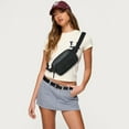 thumbnail image 7 of LATMAP 2L Fanny Pack For Women, PU Leather Waist Bag for Hiking Travel, 7 of 7