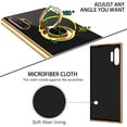 thumbnail image 3 of for Samsung Galaxy Note 10 Plus Case with Ring Holder Kickstand 360 Degree Rotation  Car Finger Slim Cover Shockproof Protective Phone Case for Samsung Note 10 Plus 5G/4G, Black, 3 of 16