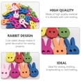thumbnail image 5 of MLINS Cute Rabbit Shaped Wooden Buttons for Sewing and DIY Crafts Assorted Color Composite Material, 5 of 8