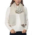 thumbnail image 3 of INC International Concepts Women's Plaid Colorblocked Scarf Gray Size Regular, 3 of 3
