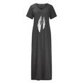 thumbnail image 4 of Fankiway Women'S Sleeveless Crew Neck with Pocket Floral Vintage Large Dress Plus Size Dresses for Curvy Women Spring Dresses for Women 6206, 4 of 8