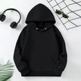 thumbnail image 5 of LUOGENLI Sweatshirts for Girls Size 14-16 Girls Casual Long Sleeve Hoodies Cute Oversized Pocket Sweatshirt Tops Hoodies for Girls 14-16 Baggy Girls Sweatshirts Size 7-8 Black 9-10 Years, 5 of 9