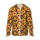 thumbnail image 1 of Fotbe Vintage Brown Plaid Sunflower Chaqueta con Protección Solar UPF 50+ para Hombre y Mujer, Camisa con Capucha y Bolsillos-XX-Large, 1 of 1