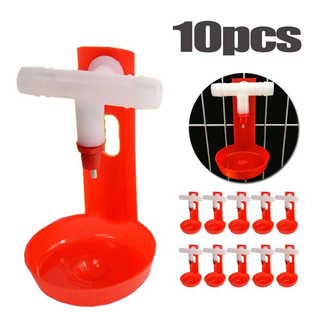 Poultry Drinker Container Plastic Spherical Spring Type Chicken Pet Crickets Walmart Com Walmart Com