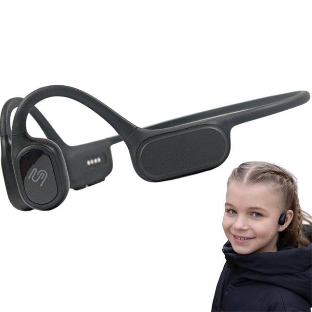 Auriculares FlowMotion Versa Kids Open-Ear negros impermeables