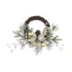 thumbnail image 1 of Xihbxyly Corona Navideña con Diseño de Flor de Aguja Invertida, Material de Pvc, Ideal para Colgar En Interiores y Exteriores, Ideal para Fiestas Navideñas, Elegante y Exquisita, Sin Gancho., 1 of 1